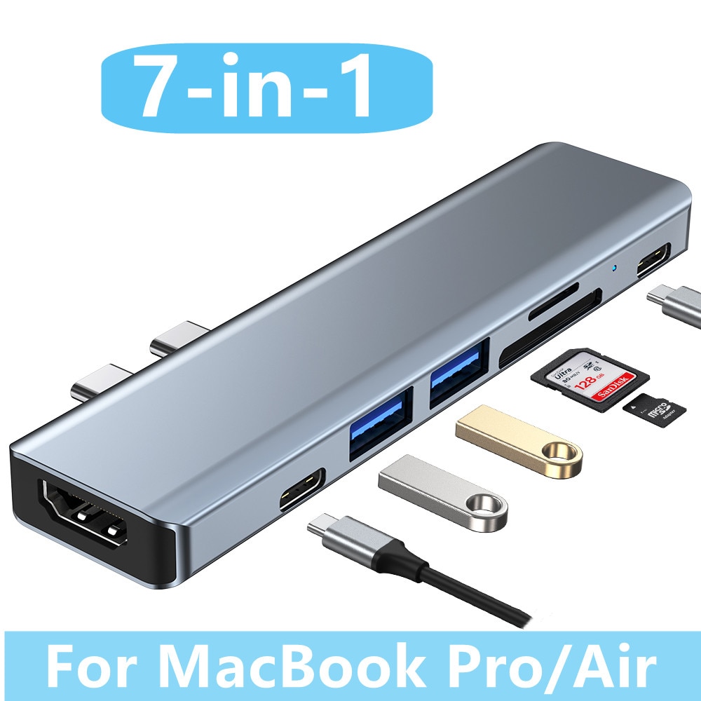 7 in 1 USB C   Ÿ-c 4K HDMI ȣȯ Thund..